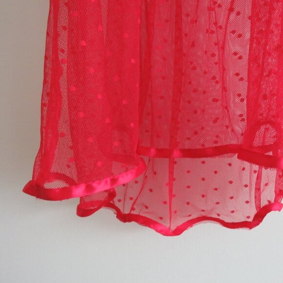 DAISY FUENTES Lace Babydoll Teddy Bra Mesh Negligee Pinup Sexy Y2K - Size M NWT - Picture 13 of 16